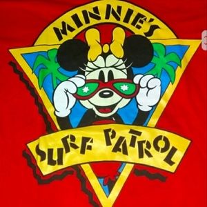 80s Minnie Mouse Surf Beach Shirt disney mickey